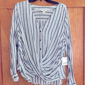 ANA striped blouse